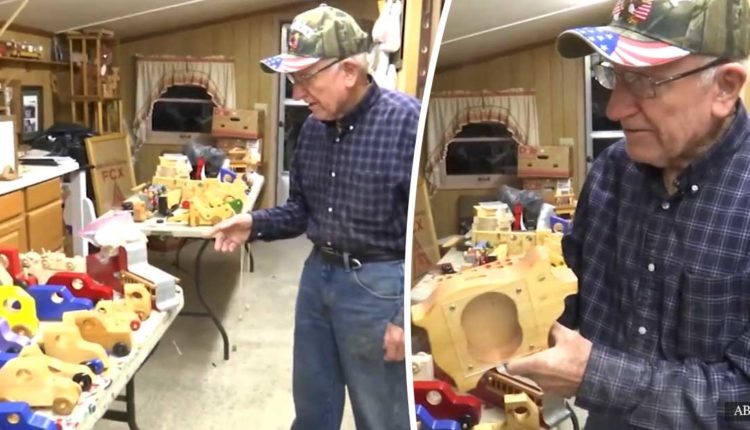 Дядо Коледа в реалния живот: Този 80-годишен ветеран от армията прави коледни играчки за нуждаещи се деца в последните 50 години.